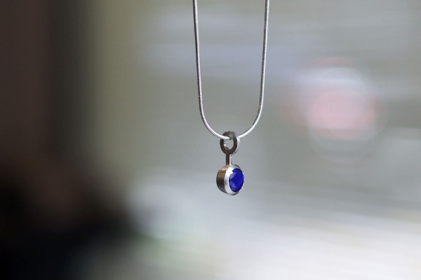 Lapis lazuli cone setting Necklace